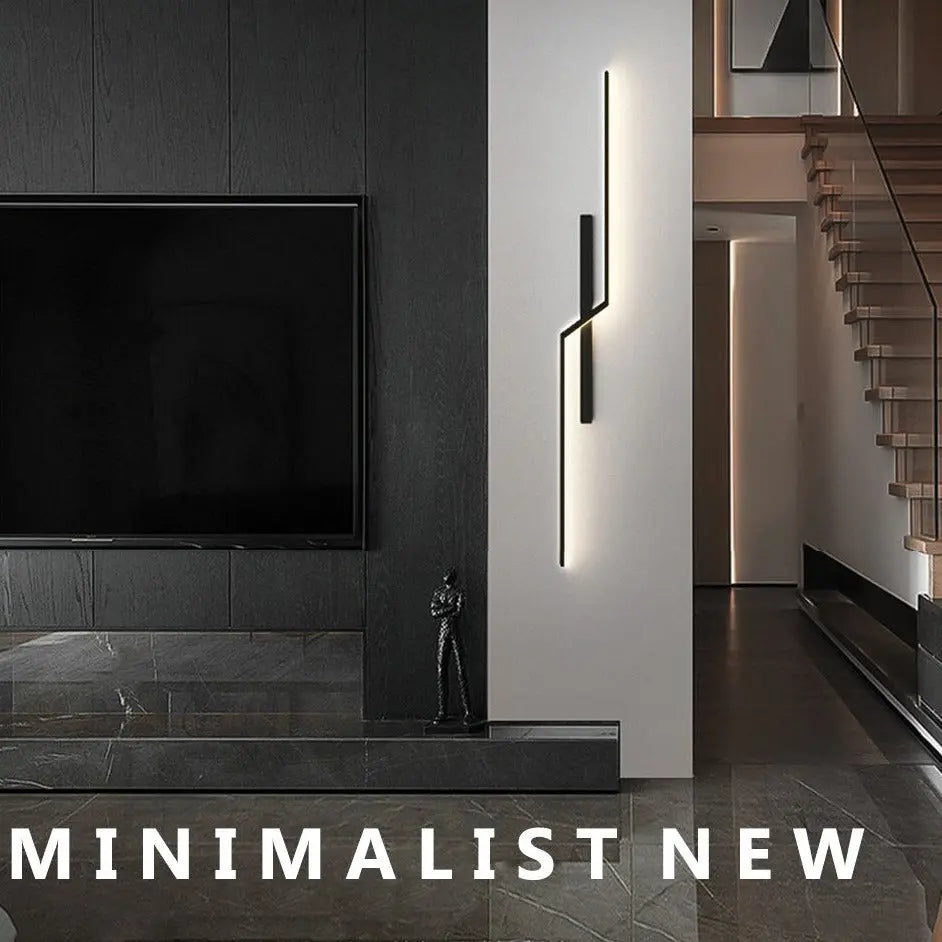 Minimalist Line Strip Wall Lamp — alternate product view 1