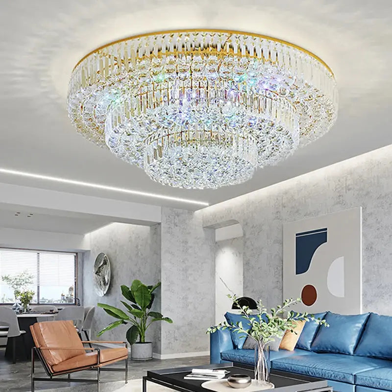 Luxury Crystal Classical Ceiling Light Fixtures — alternate product view 2