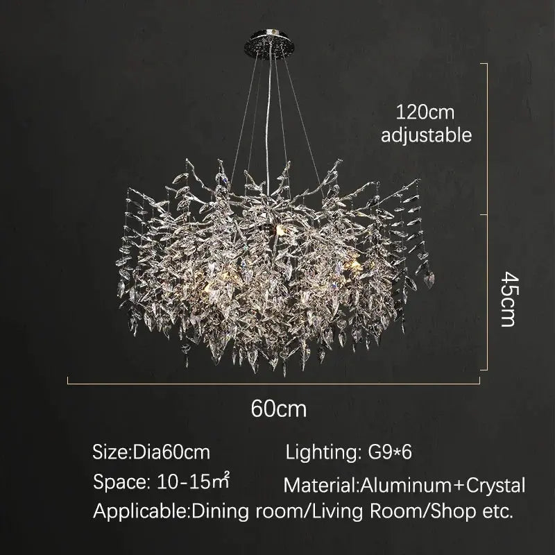 Modern Dining Branch Chandelier — alternate product view 12
