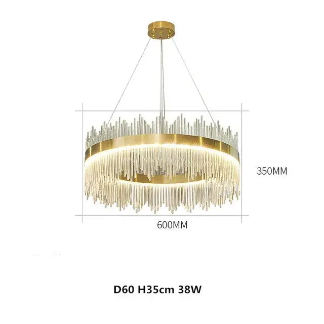 Modern LED Chandelier Dimmable — alternate product view 9