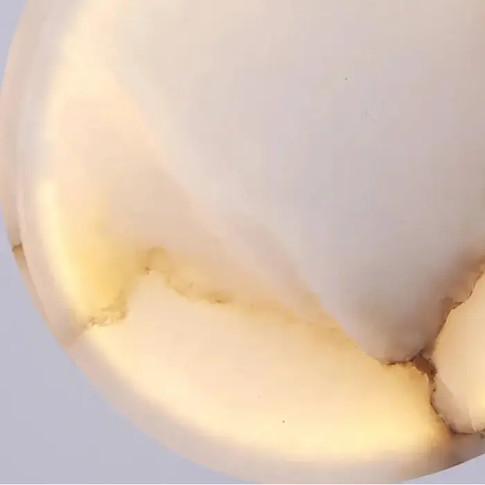 Luxury Natural Stone Pendant Lamp — alternate product view 2