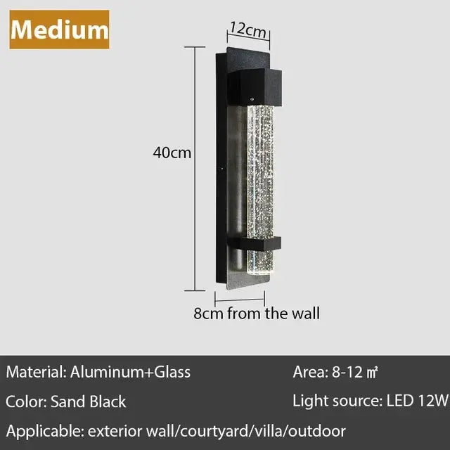 Outdoor Wall Bubble Lighting Fixture — alternate product view 6