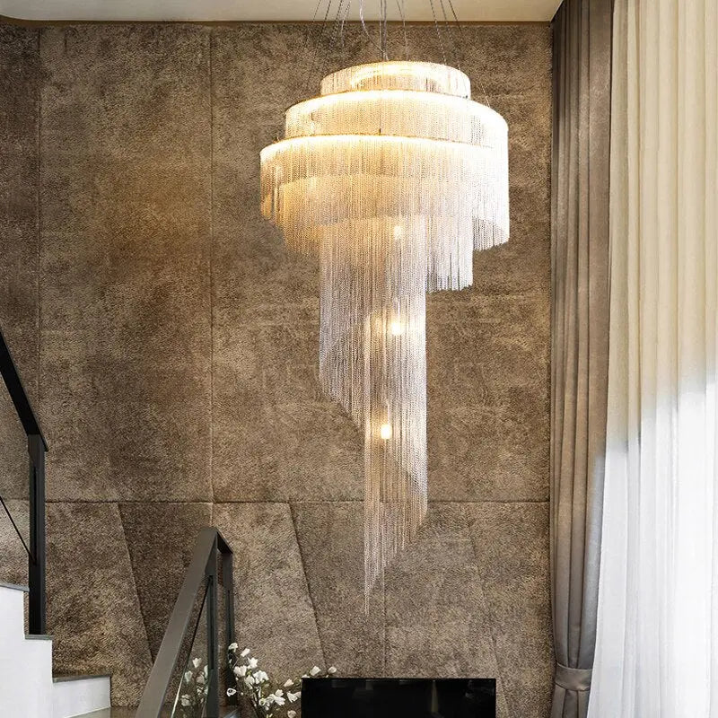 Luxury Tassel Chain Chandelier — alternate product view 5