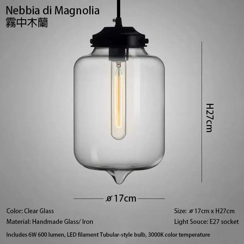 Clear Glass Pendant Light — alternate product view 7