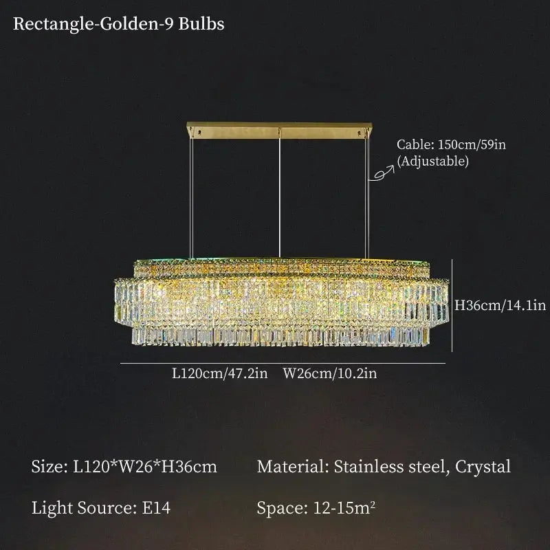 Crystal Dining Room Luxury Chandelier — alternate product view 16
