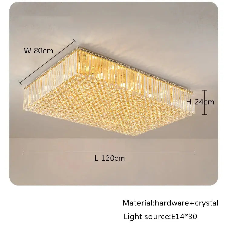 Modern Round Crystal Fixture — alternate product view 6