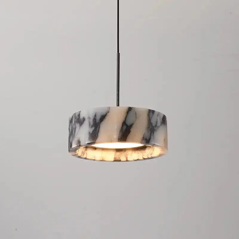 Black Round Pendant — alternate product view 1