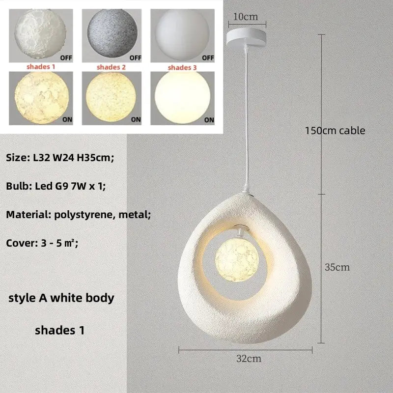 Pendant Wabi Sabi Dining Room Lights — alternate product view 12