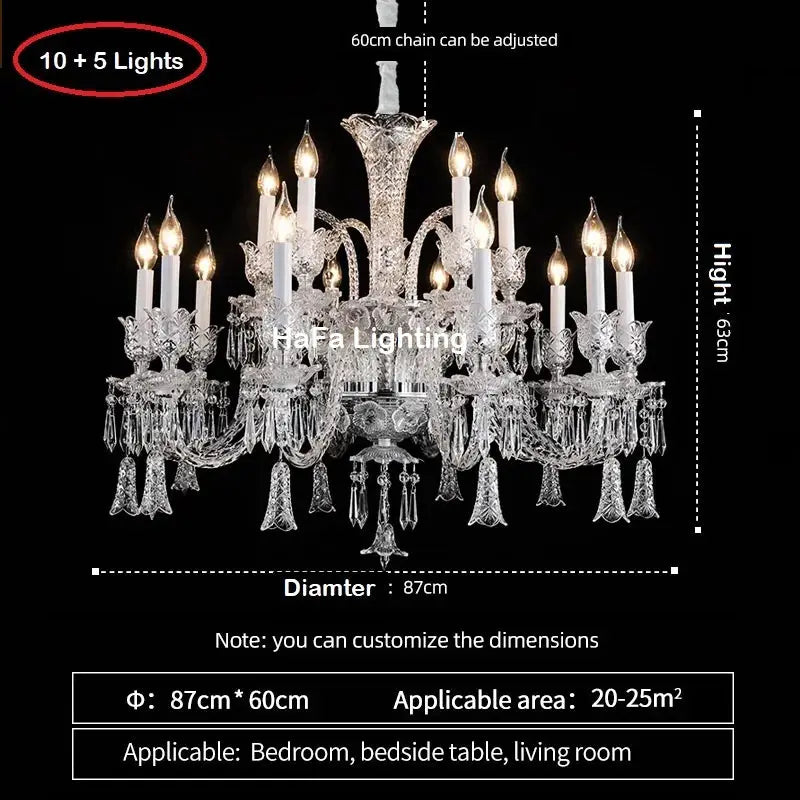 Crystal Extra Large Chandelier — alternate product view 13