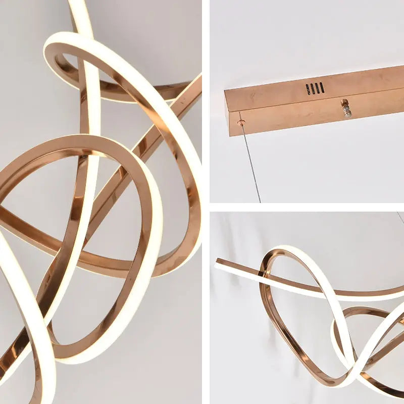 Modern Living Room Chandelier Design — alternate product view 5