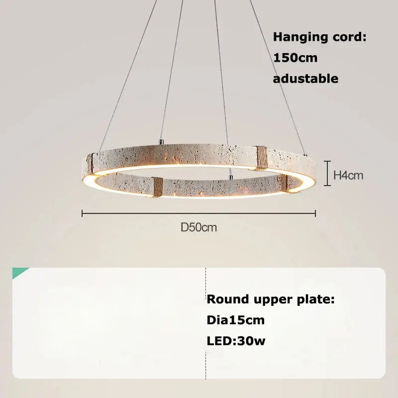 2025 New Trend Home Decoration Stone Chandelier — alternate product view 6