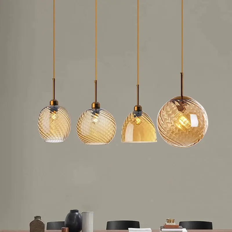 Modern Glass Pendant Lights — alternate product view 1