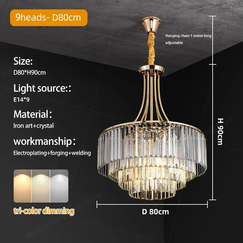 Indoor Living Room Hanging Chandelier — alternate product view 7