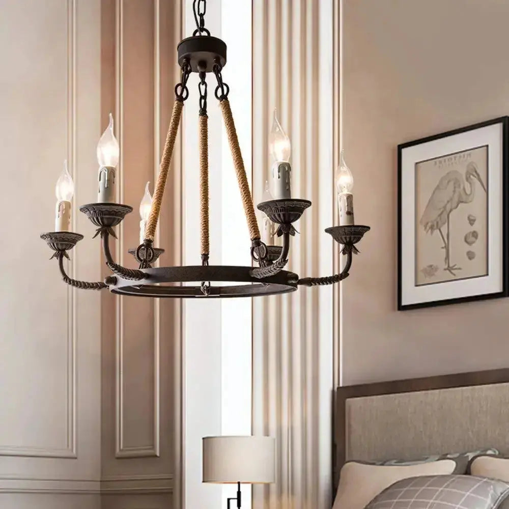 Country Style Rustic Chandeliers — alternate product view 4