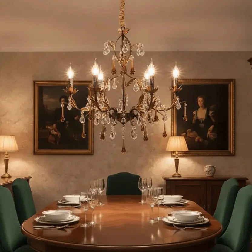 Classic Crystal Dining Room Light — alternate product view 2