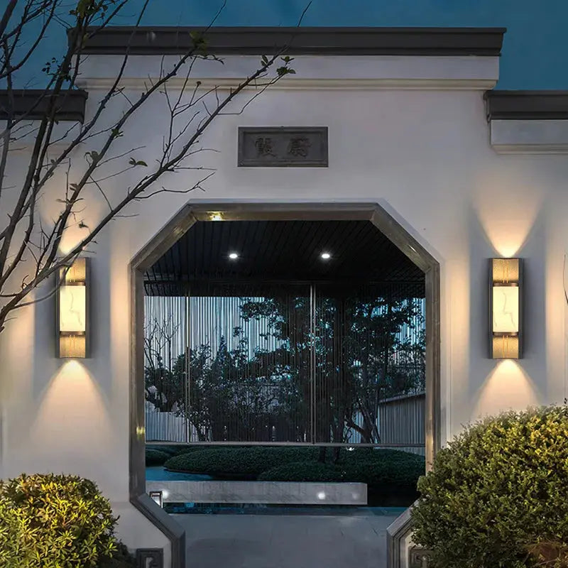 Marble Outdoor LED Wall Lamp — alternate product view 4