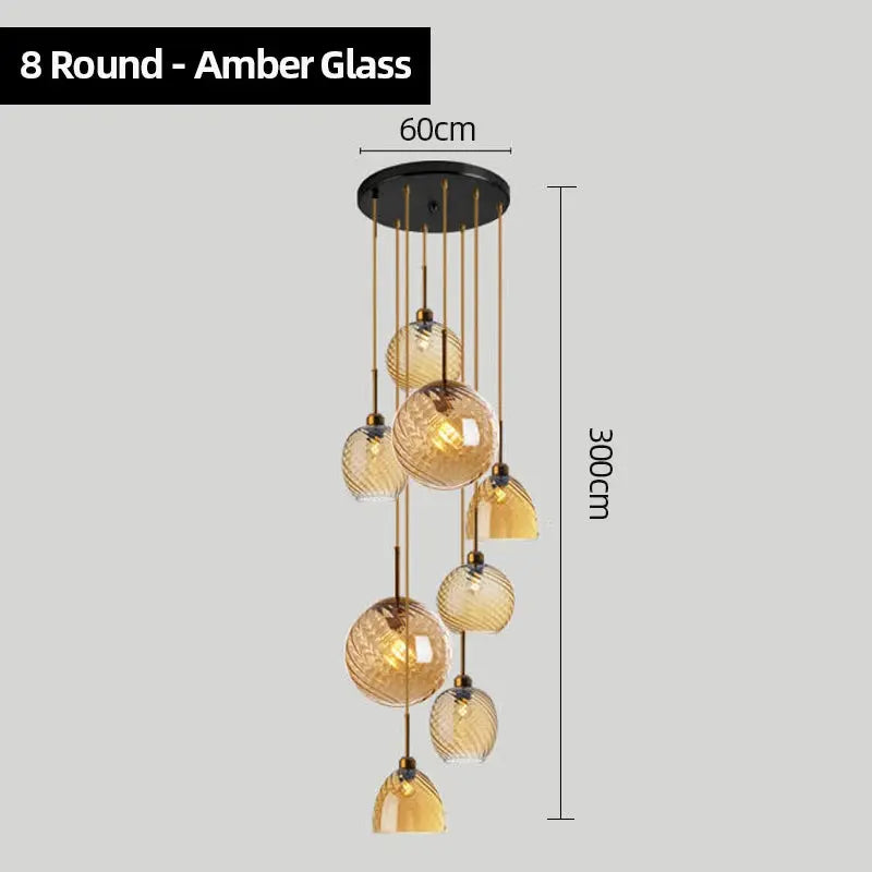 Modern Glass Pendant Lights — alternate product view 11