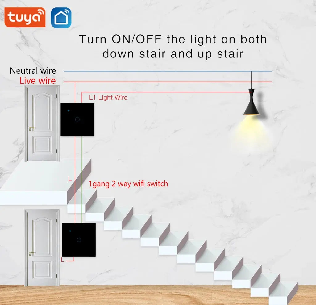 UK Wifi Smart Dual Switch — alternate product view 8