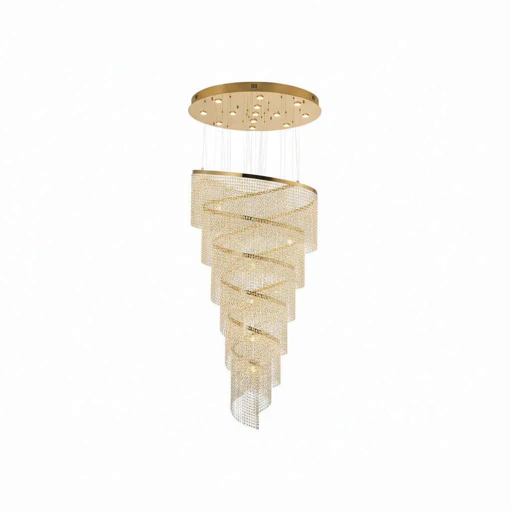 Large Chandelier Spiral Design — alternate product view 1