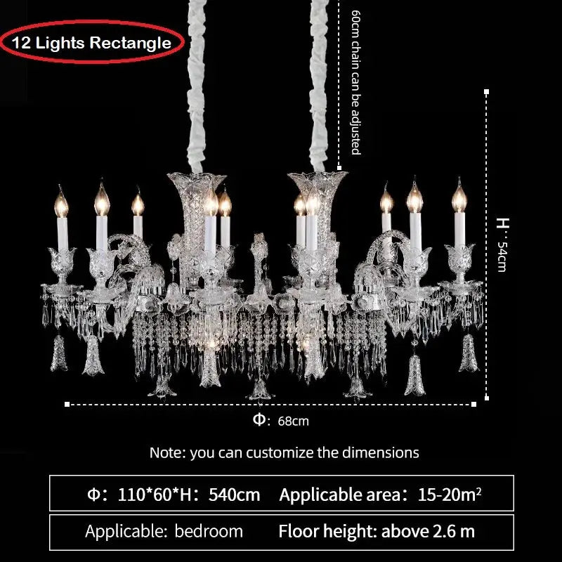 Crystal Extra Large Chandelier — alternate product view 12