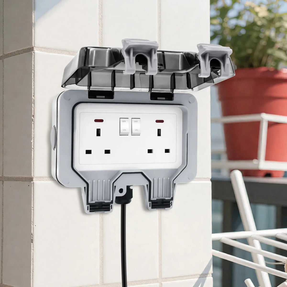 Outdoor Power Hub Double Socket — alternate product view 1
