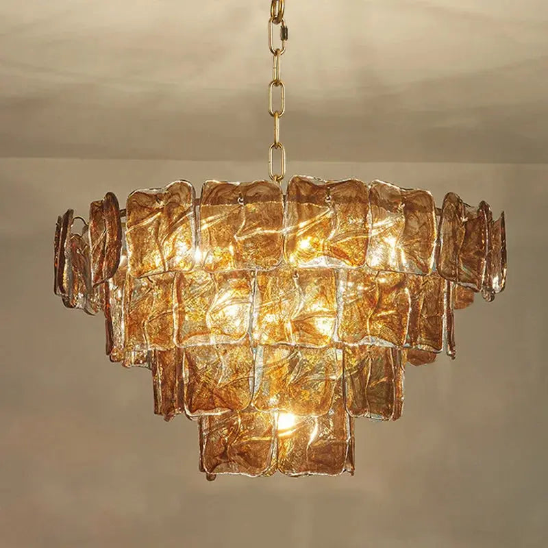 Virello Blue Glass Dining Room Chandelier — alternate product view 5