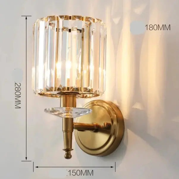Nordic Crystal Iron Wall Lamp — alternate product view 13