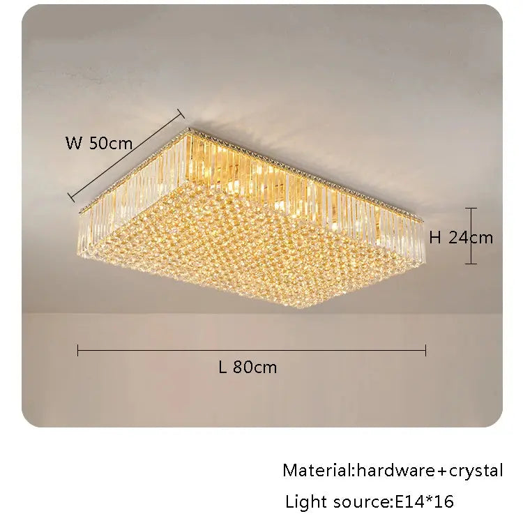 Modern Round Crystal Fixture — alternate product view 8