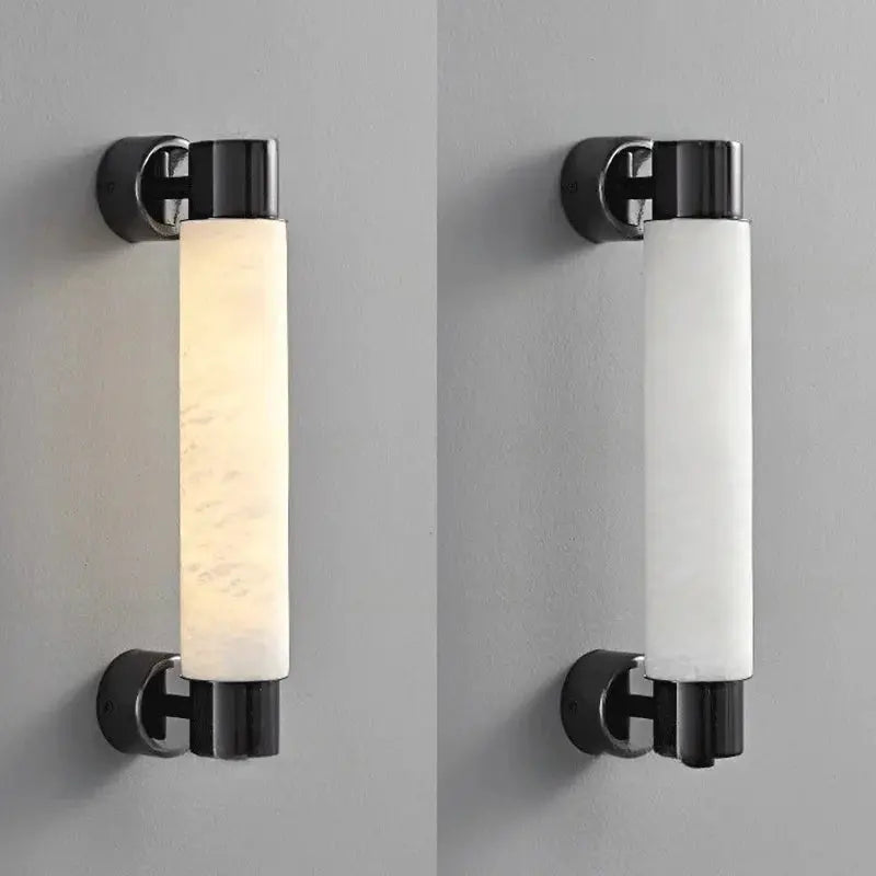 Modern Alabaster Bathroom Wall Lamp — alternate product view 5