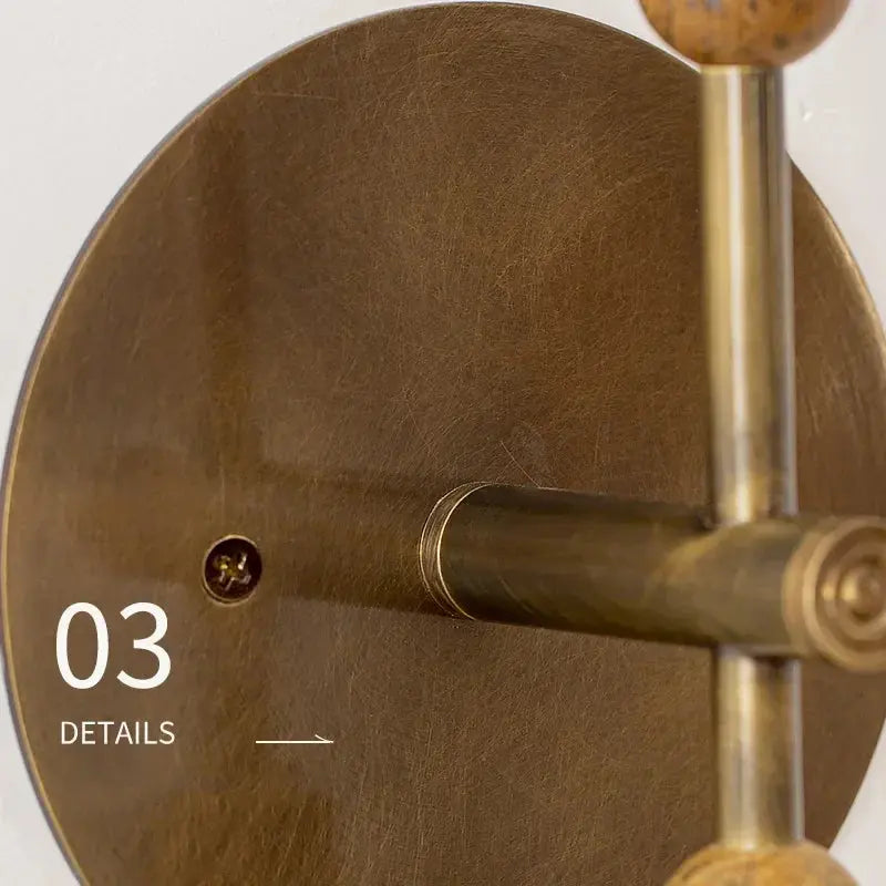 Valenne Antique Brass Wall Light — alternate product view 7