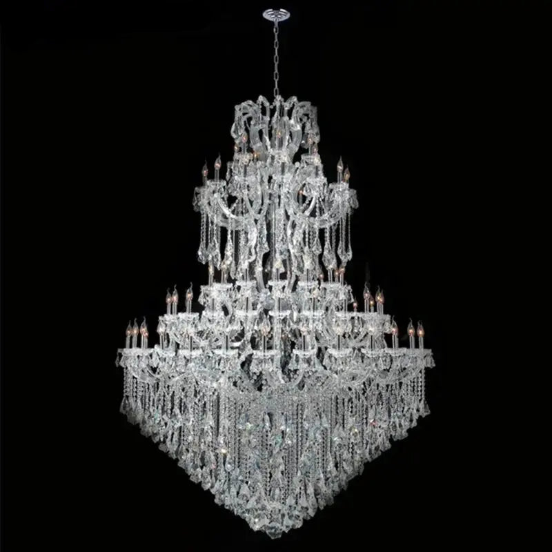 Modern Luxury Clear Crystal Chandelier — alternate product view 4