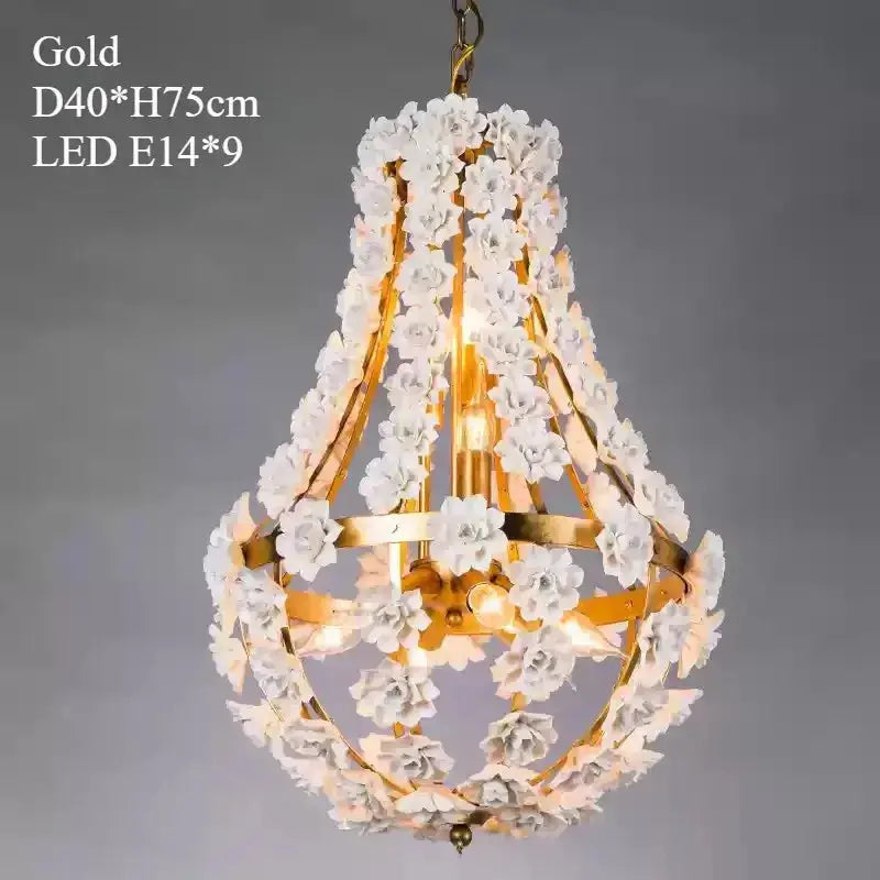 Ceramic American Vintage Chandelier — alternate product view 10