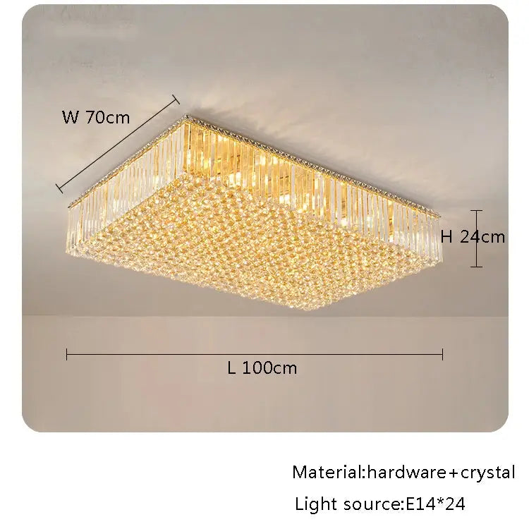 Modern Round Crystal Fixture — alternate product view 7