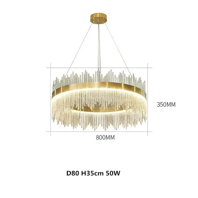 Modern LED Chandelier Dimmable — alternate product view 11