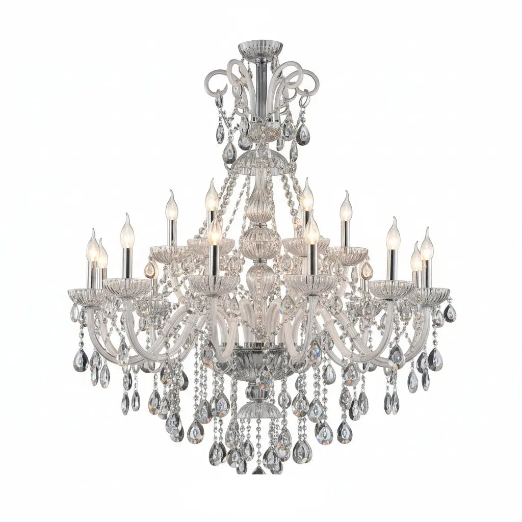 Modern Candle Chandelier — alternate product view 1