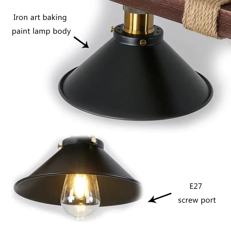 Retro Kitchen Cafe Bar Lighting — alternate product view 4