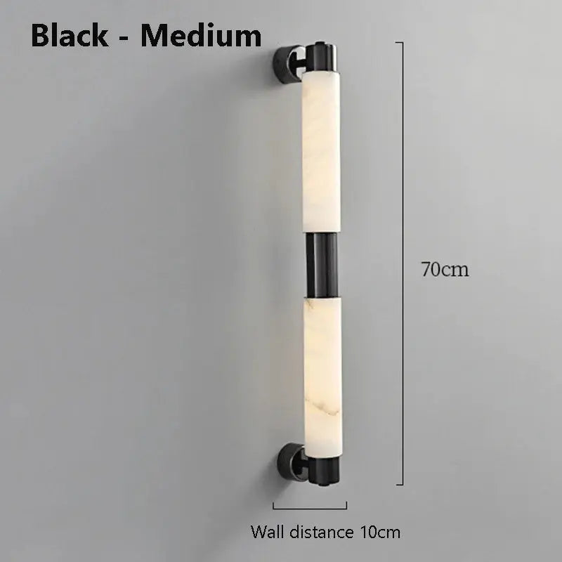 Modern Alabaster Bathroom Wall Lamp — alternate product view 8