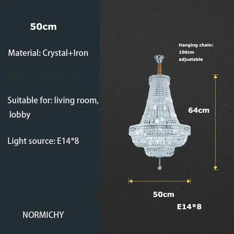 Crystal Modern Chandelier — alternate product view 7