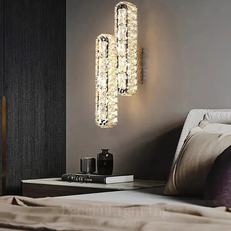Modern K9 Crystal Wall Light — product view