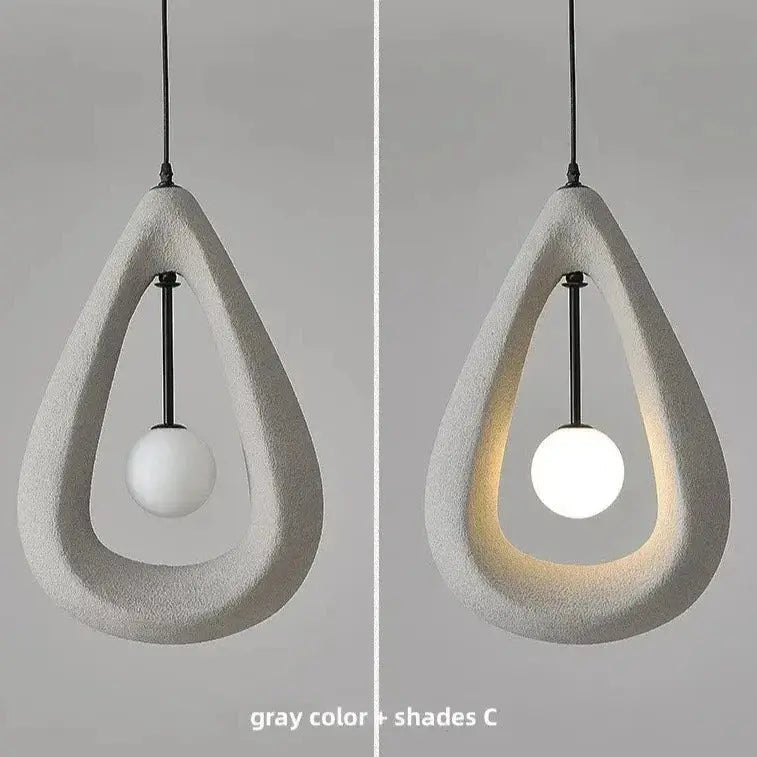Long Wabi Sabi Dining Room Unique LED Lights — alternate product view 4
