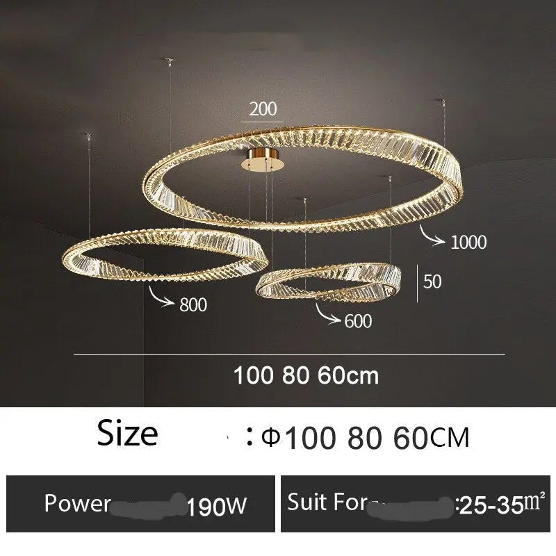 Crystal Led Chandelier — alternate product view 18