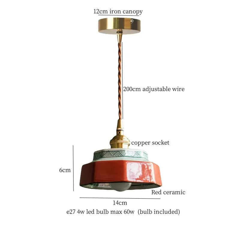 Ceramic Kitchen Hanging Lights — alternate product view 15