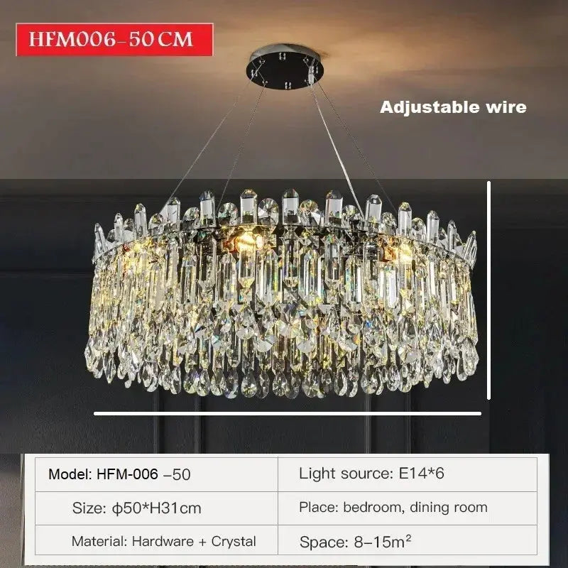 Luxury Crystal Elegant Chandelier — alternate product view 8