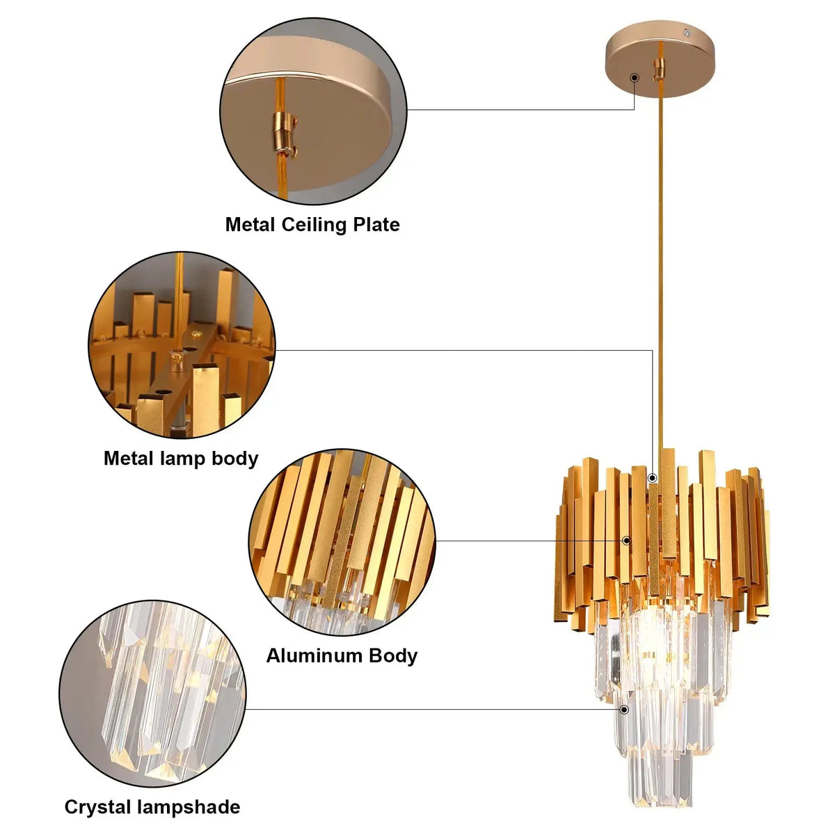 Nordic Crystal Pendant — alternate product view 13