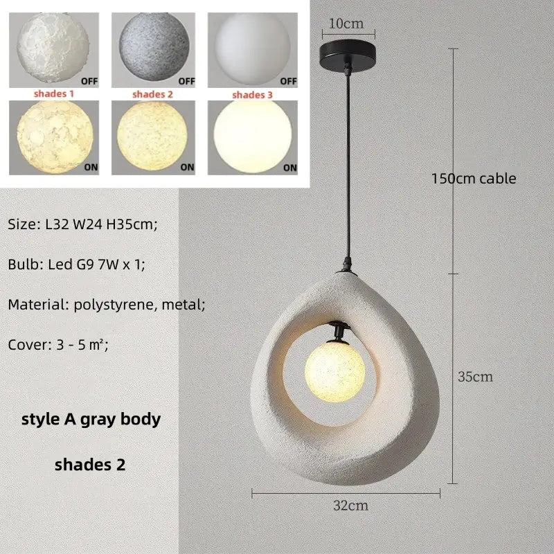 Pendant Wabi Sabi Dining Room Lights — alternate product view 9