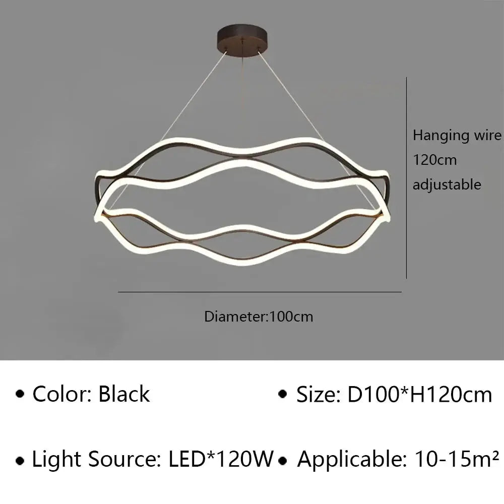 Luxury Ring Hanging Lamp — alternate product view 17