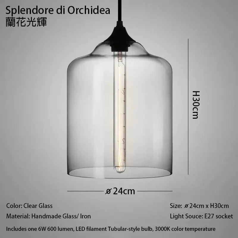 Clear Glass Pendant Light — alternate product view 16