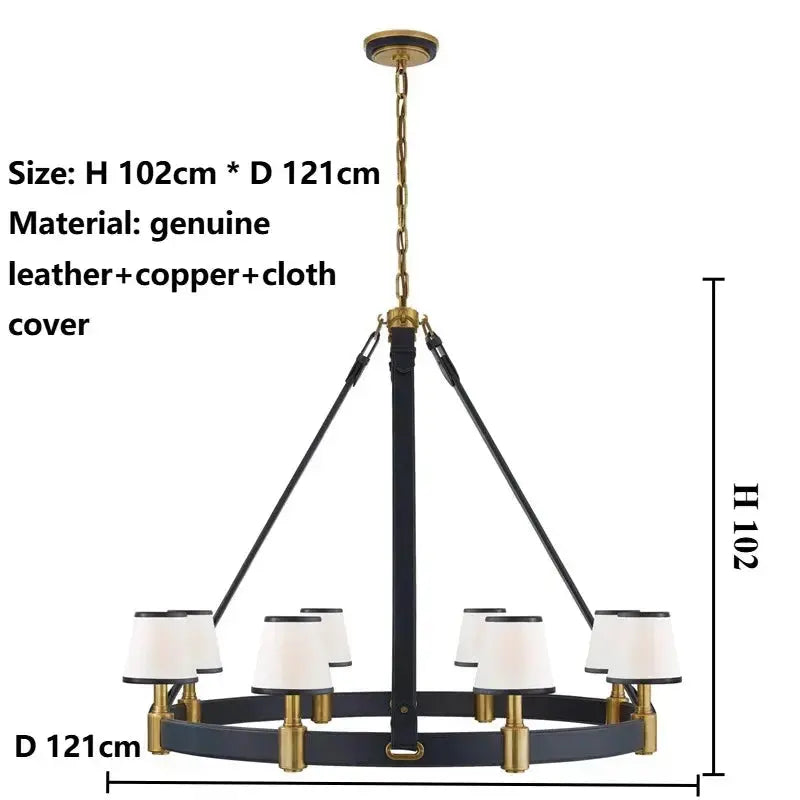 Fashionable Retro Copper Pendant Lamp — alternate product view 9