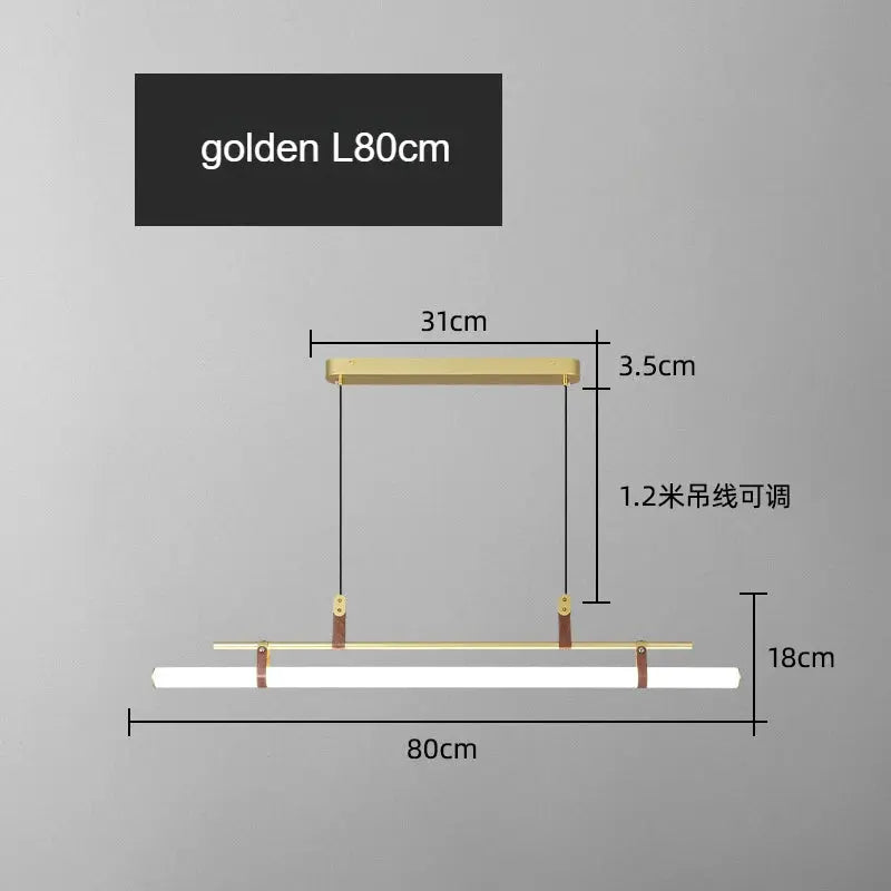 Nordic Minimalist Kitchen Island Lamp — alternate product view 10
