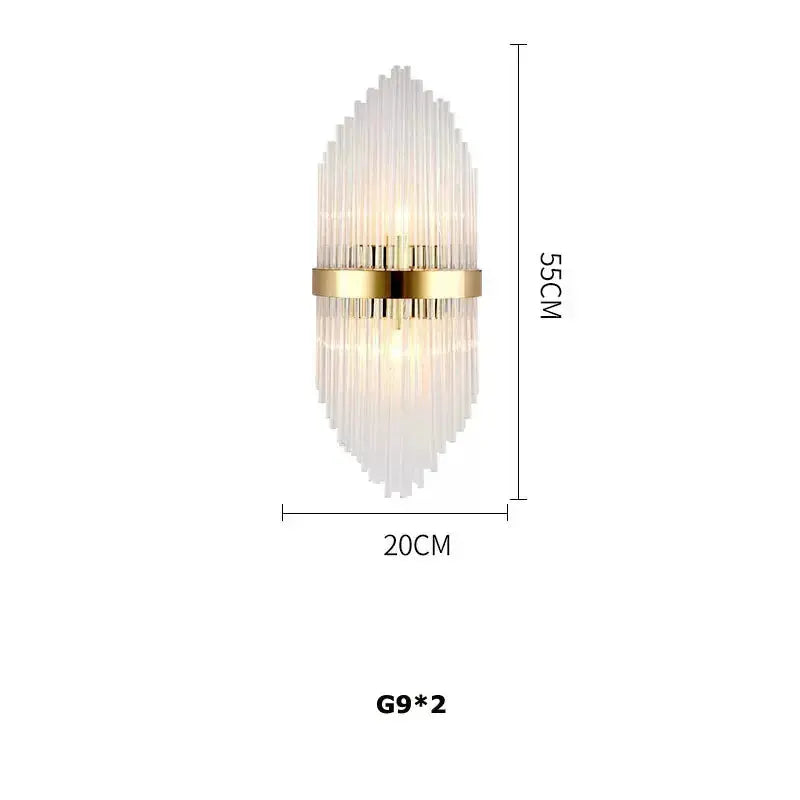 Crystal Designer Wall Light — alternate product view 1